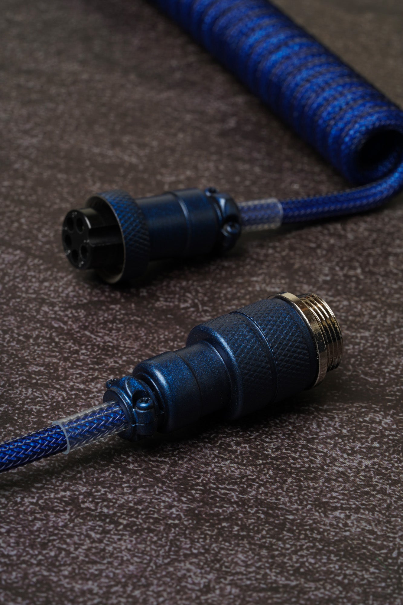 Mystic Blue In-stock usb coiled cable